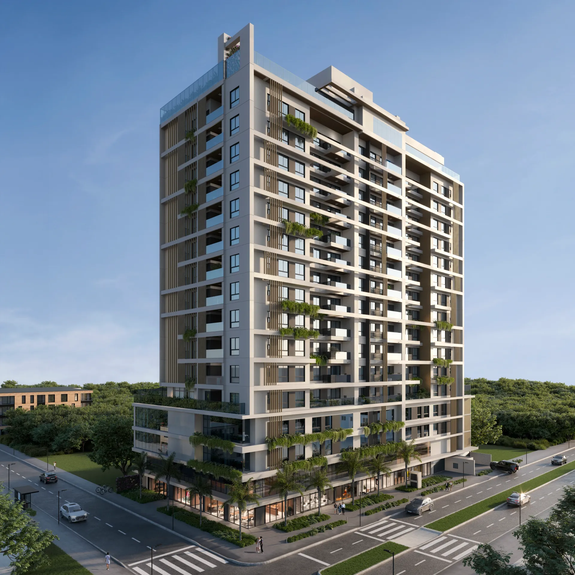 Ventura - Fachada do empreendimento em Porto Belo